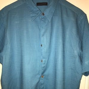 Sky blue button down